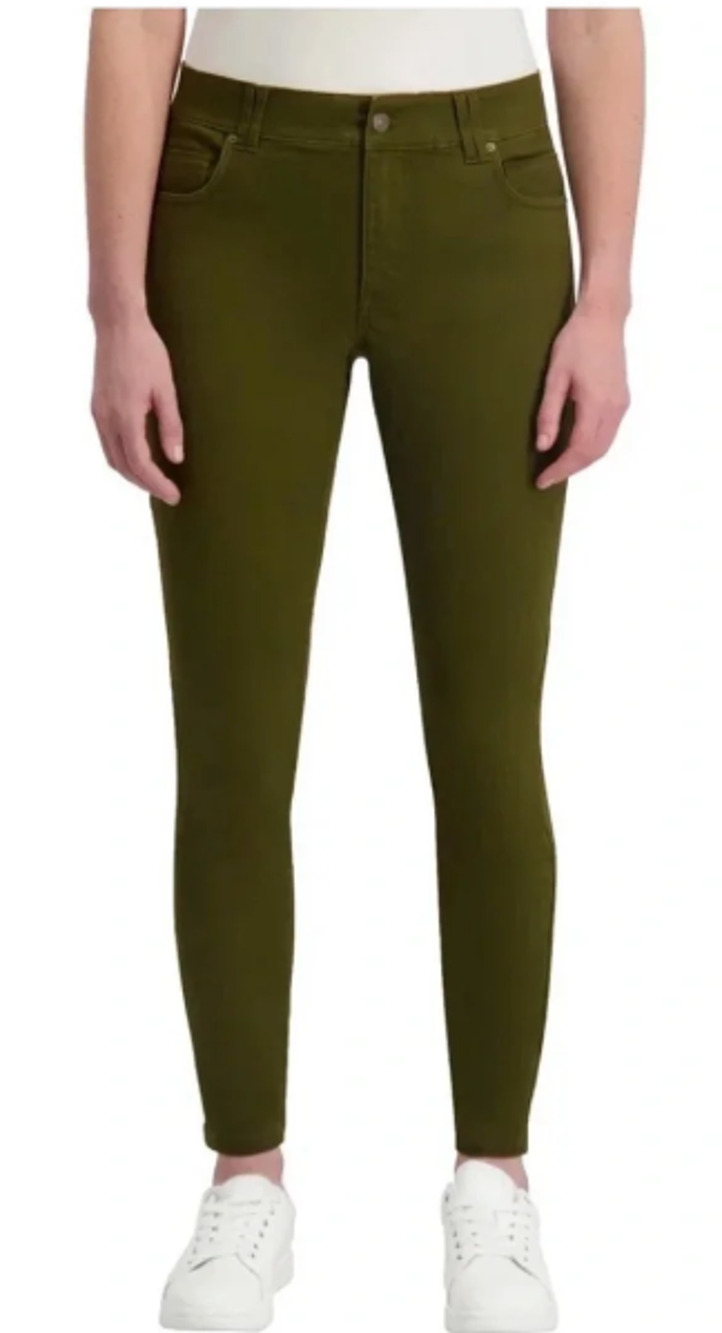 Nautica Jeans Women's Olive Green Skinny Leg StretchPants 16